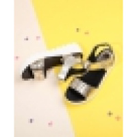 珂卡芙夏季新款坡跟舒适时尚露趾凉鞋百搭运动风魔术贴女款凉鞋女