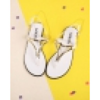 珂卡芙夏季新款平跟时尚罗马风露趾凉鞋夹趾一字扣女款凉鞋女