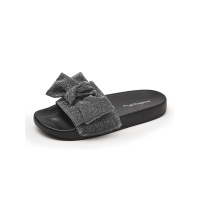 【直播专享】珂卡芙拖鞋女外穿2019夏季新红蝴蝶结人字懒人拖鞋