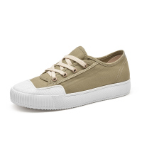 珂卡芙基础小白鞋女2019春季新款学生百搭板鞋chic港风帆布鞋女