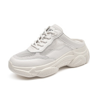 珂卡芙凉拖鞋女外穿2019夏季新款红懒人鞋运动休闲包头半拖鞋女