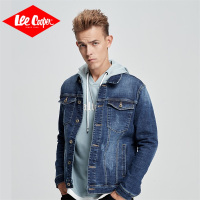 LeeCooper2018秋季新款夹克男青年时尚修身帅气牛仔上衣