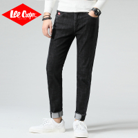 LeeCooper2018秋季新款九分牛仔裤男韩版修身小脚牛仔长裤