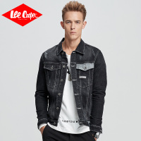 LeeCooper2018秋冬复古牛仔夹克男外套休闲时尚潮流牛仔外套