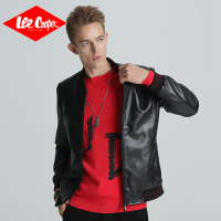 LeeCooper2018秋季薄款潮流皮衣外套帅气机车PU皮夹克