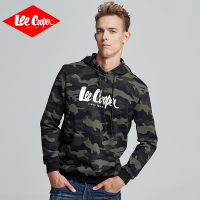 LeeCooper2018秋季新款男士迷彩连帽运动卫衣