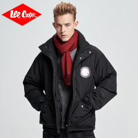 Lee Cooper2018冬季男士时尚羽绒棉衣连帽保暖加厚棉服外套