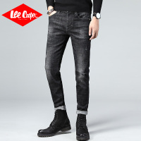 Lee Cooper2018秋冬季新款弹力牛仔裤男修身小脚裤韩版潮流休闲