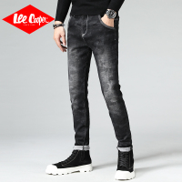 Lee Cooper2018秋季新款男士牛仔裤韩版潮流修身小脚长裤