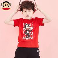 大嘴猴童装儿童男童短袖T恤夏装新款中大童休闲童装那T恤 棉