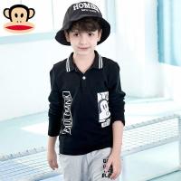 大嘴猴童装儿童 男童长袖polo衫春装中大童休闲棉T恤长袖学院