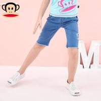 大嘴猴儿童牛仔短裤夏装新款女童裤子男中裤休闲五分裤韩版潮棉