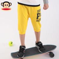 大嘴猴男童针织运动中裤中大童卫裤棉运动裤春秋儿童裤子
