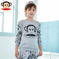 大嘴猴童装中大童男童长袖T恤中大童儿童圆领棉上衣2018春装新款