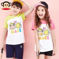 大嘴猴儿童短袖T恤衫新春夏季棉上衣男童女童休闲夏装半袖