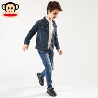 大嘴猴男童牛仔裤 2018年秋季新款 儿童中大童时尚百搭潮流牛仔裤
