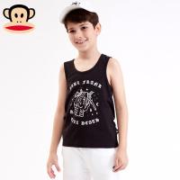 大嘴猴童装儿童男童背心夏装新款中大童T恤衫男运动休闲棉