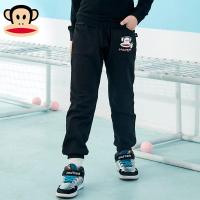 大嘴猴童装男童裤子小童宝宝长裤儿童休闲针织加绒裤棉休闲运动裤