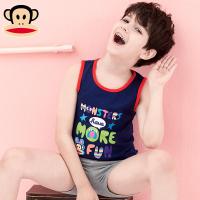 大嘴猴童装 儿童男童背心T恤夏装新款中大童男童背心棉打底潮