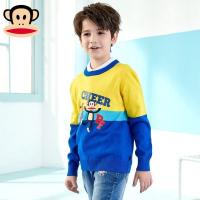 大嘴猴男童毛衣中大童毛衫秋装新款童装线衣男童针织衫男棉