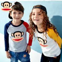 大嘴猴儿童长袖T恤新中大童居家服外出打底衫男童女童长袖春夏新