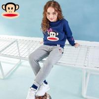 大嘴猴童装裤子棉宝宝长裤2018秋冬新款休闲卫裤儿童运动裤加绒
