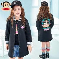 大嘴猴女童棒球服2018秋装新款童装潮宝宝中大童女童儿童外套