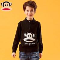 大嘴猴男女童羊毛套头毛衣针织衫 2018年新款 时尚百搭