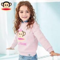 大嘴猴童装女童秋装2018新款中大童长袖运动套头衫儿童洋气卫衣
