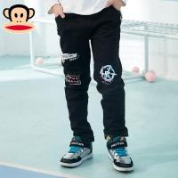 大嘴猴男童加厚加绒牛仔裤 2018年冬季新款 时尚保暖