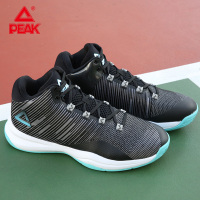 匹克篮球鞋男鞋秋季新款高帮战靴水泥地透气针织网面鞋防滑战靴E