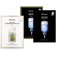 【组合装】韩国 JMsolution 急救面膜 水光炸弹10片+JM solution德玛积雪草修复黄蓝胶囊面膜10片