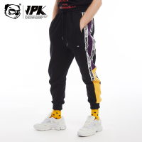 JPK原创潮牌男士国潮加绒运动卫裤嘻哈休闲裤束脚收口大码裤子冬