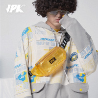JPK秋冬 潮牌地图情侣休闲嘻哈大码加大宽松连帽卫衣男帽衫