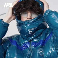 JPK秋冬 原创潮牌大码宽松滑雪连帽户外个性加厚棉服外套男士