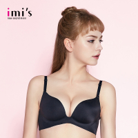 IMIS爱美丽女士内衣 光面厚款聚拢无钢圈文胸罩