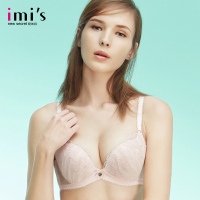 IMIS爱美丽女士内衣 蕾丝3/4加厚水袋小胸聚拢文胸