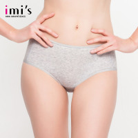IMIS爱美丽女士内衣 简约棉质包容低腰平角裤