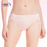 IMIS爱美丽女士内衣 蕾丝边棉质低腰三角裤