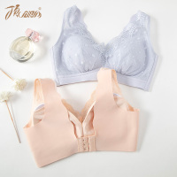 顶瓜瓜内衣女无钢圈 性感蕾丝清新甜美文胸 轻薄透气波点舒适胸罩