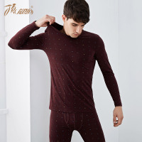 顶瓜瓜保暖内衣男薄款圆领打底棉毛衫秋衣秋裤男士套装青年秋冬季
