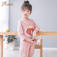 儿童睡衣纯棉 大童夏季家居服套装空服 七分袖宝宝休闲半袖春秋