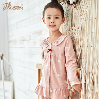 女童睡衣纯棉长袖 顶瓜瓜儿童家居服薄款 春秋季宝宝空服中大童