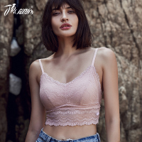 顶瓜瓜蕾丝性感三角杯文胸无钢圈薄款内衣女舒适透气胸罩可肩带