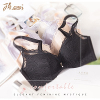 顶瓜瓜性感蕾丝无钢圈文胸聚拢舒适内衣女胸罩顶呱呱后三排搭扣