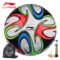 李宁(LI-NING)足球成人儿童青少年训练比赛用球 桑巴荣耀纪念版手缝足球【5号048成人足球】【4号058儿童足球】