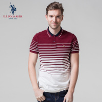 条纹男士保罗polo衫 男装短袖T恤潮流翻领夏季新款衬衫领半袖体恤