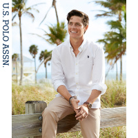 衬衫男长袖韩版潮流修身商务男士白衬衣休闲正装男装ins港风美式