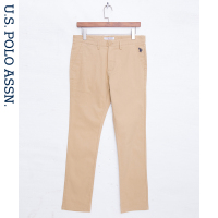 USPOLO ASSN.男士商务休闲长裤直筒休闲裤保暖秋冬棉裤修身青中年