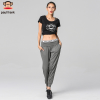 大嘴猴紧身束脚瑜伽裤女速干健身长裤弹力跑步运动裤